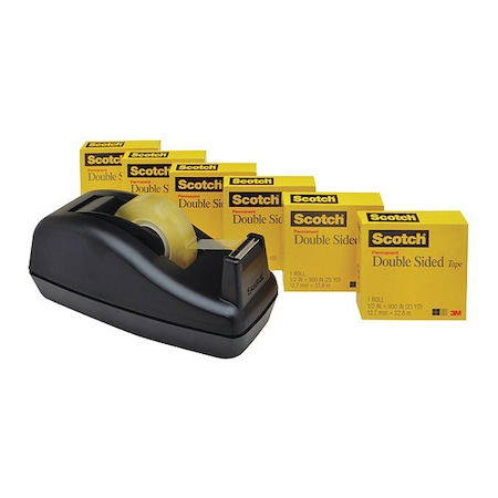 Scotch 665 6pkc40 301 25 Double Sided Tape Dispenser Pk12 Zoro Com