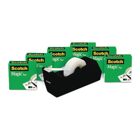 Scotch Magic Tape, Disp, 3/4"x1000", 6Pack, PK12 810K6C38