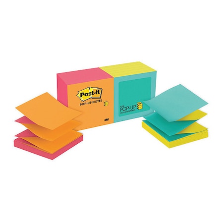 Post-It Pop-up Notes, 3"x3", Cape, PK12 R330-N-ALT