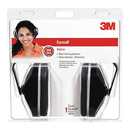 3M Basic Earmuff, 90540-6C, PK6 90540-6C