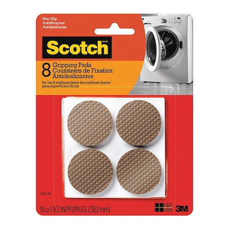 Scotch Scotch Gripping Pads, SP940NA, Brown, PK24 SP940NA