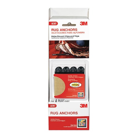3M Small Rug Gripper SRA-4 CLIP, 12/p, PK12 SRA-4