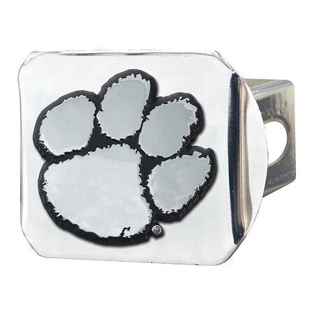 Fanmats Clemson Chrome Hitch Cover, 4-1/2"x3-3/8" 15079