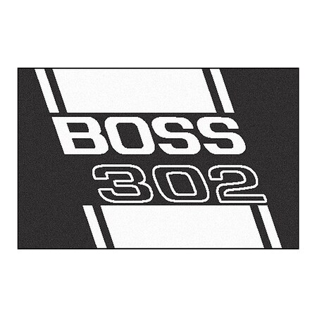 Fanmats Boss 302 Starter Rug, 19"x30", Black 16250