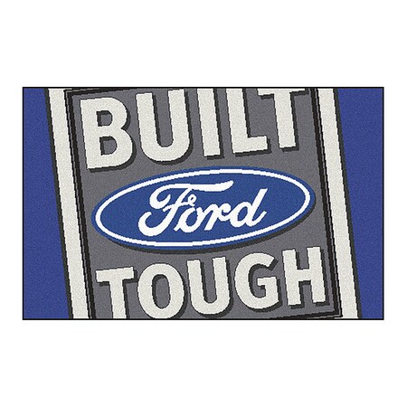 Fanmats Built Ford Tough Rug, 19"x30", Blue 15927