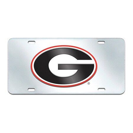 Fanmats Georgia License Plate Inlaid, 6"x12" 14986