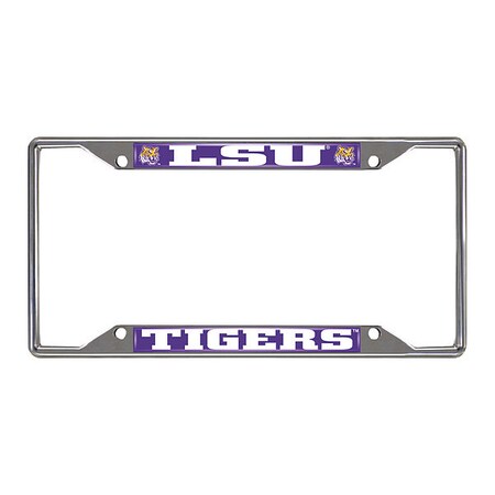 Fanmats LSU License Plate Frame, 6.25"x12.25" 14799