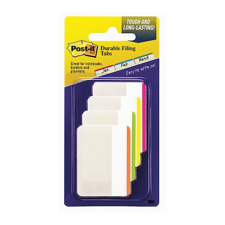 Post-It Durable Tabs, 2"x1.5", Beige, Green, Re, PK24 686F1BB