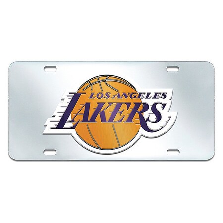 Fanmats Los Angeles Lakers License Plate Inlaid 14968