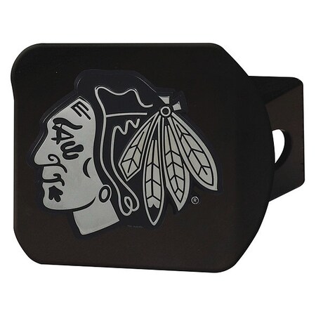 Fanmats Chicago Blackhawks Hitch Cover, Black 20993