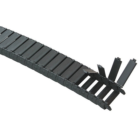 Kabelschlepp Microtrack(TM), Open, Nylon, Width 46mm, 5Ft 0130.40.0205