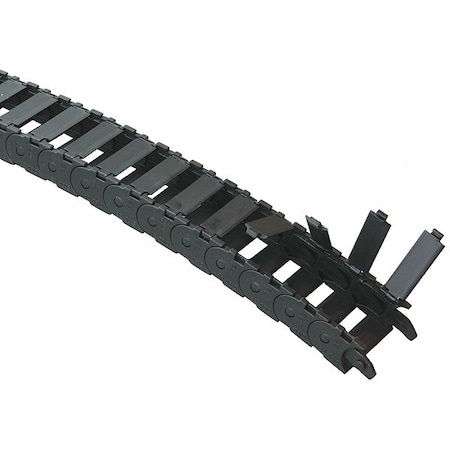 Kabelschlepp Microtrack(TM), Open, Nylon, Width 38mm, 5Ft 0180.30.0375