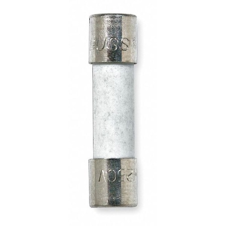 EATON BUSSMANN Ceramic Fuse, S505 Series, Time-Delay, 8A, 250V AC, 1.5kA at 250V AC, 5 PK S505-8-R