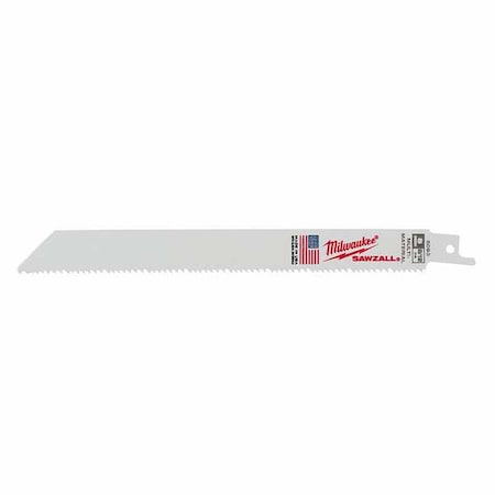 Milwaukee Tool 8" 8/12 TPI SAWZALL Blades (50 Pk) 48-01-6093