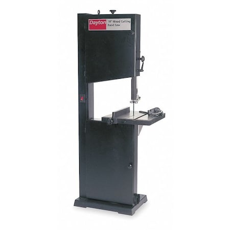 Dayton Band Saw, 12" x 17-3/4" Rectangle, 12" Round, 11 in Square, 120/240V AC V, 1.5 hp HP 21UN03