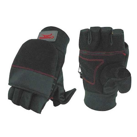 Zoro Select Mechanics Gloves, Synthetic Suede Palm, Micro Fleece Lining, Black, 2XL 2AEY4