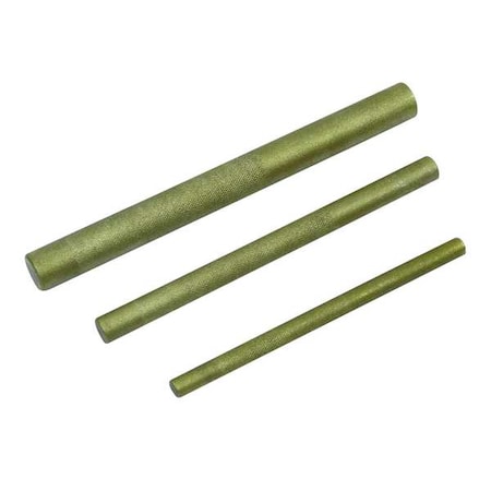 Westward Brass Drift Punch Set, 3/8, 1/2, 3/4 In, 3Pc 2AJL3