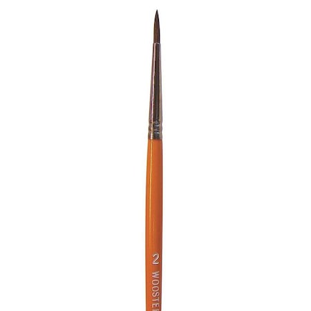 Wooster #2 Artist Soft, Camel Hair Bristle, Paint Brush, Wood Handle F1628-2