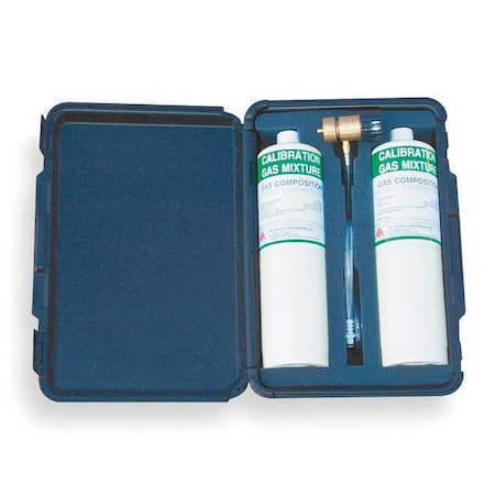 Air Systems Intl CO Monitor Calibration Kit, 17 Liter Size Disposable Cylinders, 20 ppm CO, Colder Plug, Hard Storage Case, Regulator, Tubing, Zero Air, SAR System, 20 ppm Carbon Monoxide BBK-20