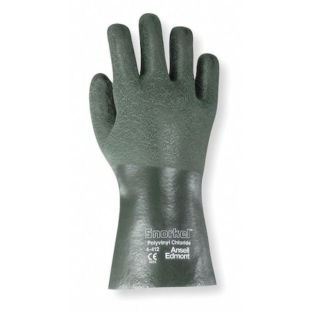 Ansell Chemical Resistant Glove, PVC, 14" L, PR 04-414