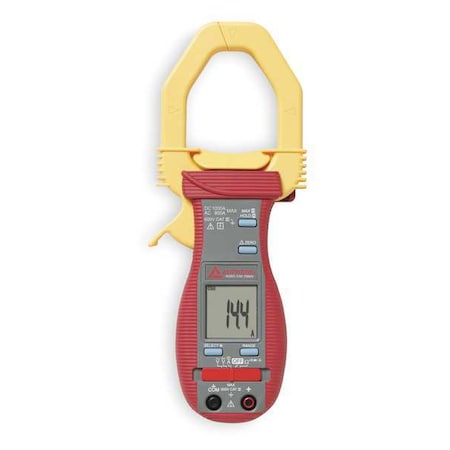 Amprobe Digital Clamp Meter, LCD, 800 A, 2.0 in (51 mm) Jaw Capacity, CAT III 600V Safety Rating ACDC-100