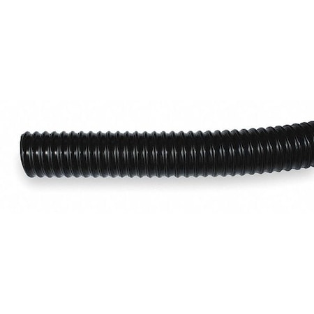 Hubbell Wiring Device-Kellems Liquid-Tight Flex Plastic Conduit, 1-1/4 in Trade Size, 100 ft, 5 in Bend, PVC, Black B2125