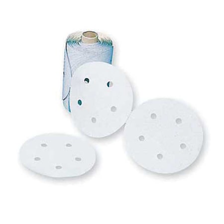 3M PSA Disc Roll, 5 Hole, 5 In, P320G, PK4 60440272460