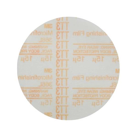3M PSA Sanding Disc, Film, 5in, 100Micrn, PK500 60440107351