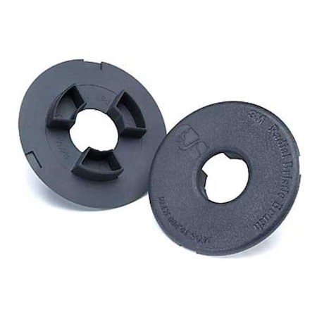 3M Brush Flange, Side, T-A, Dia 2In, PK25 27628