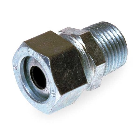 Raco Liquid Tight Connector, 1/2in., Silver 3702-6