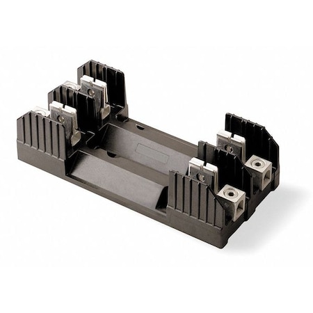 Eaton Bussmann Fuse Block, H UL Class, 2 Poles, Box Lug H25060-2CR