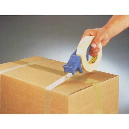 3M Tape Dispenser, 1 in Max. Tape Width. 5 1/2 in Tape Core Dia, Pistol, Plastic, Black HB901