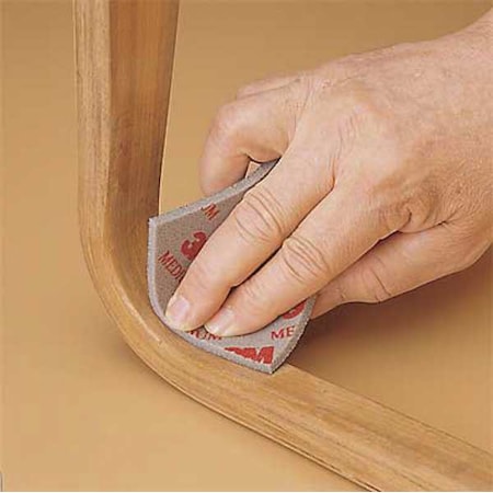 3M Sanding Sponge, 5-1/2x4-1/2x1/4In, PK120 02601