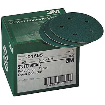 3M Dust Free Disc, 5x NH, 40, 5 In D, PK500 01665