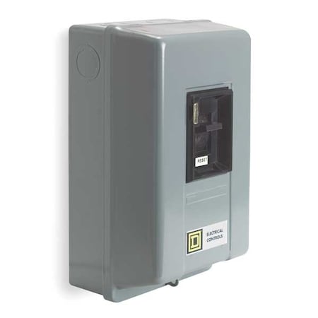 Square D Manual Motor Starter, NEMA M-0, 3 P, 3 Phase, Toggle, 18 A 2510TBG2