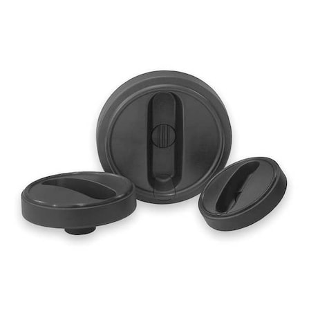 Kipp Handwheel, Thermoplastic, Diameter D1= 80 mm, Reamed Hole D2= 0.375", Size: 1, Without Grip K0256.1080CO