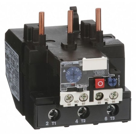 Schneider Electric Overload Relay, 1NC/1NO, 37 A Min current, 50 A Max current, 1000V AC LRD3357