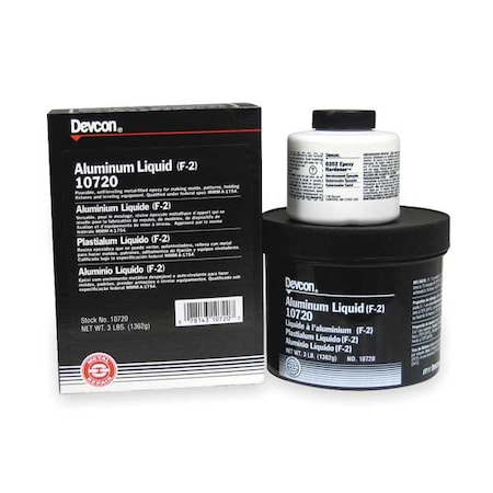 Devcon Epoxy Adhesive, 10720 Series, Gray, Pail, 5:01 Mix Ratio, 16 hr Functional Cure 10720
