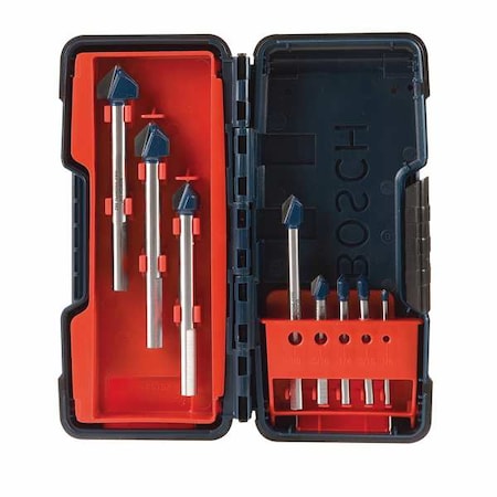 BOSCH 8 pc. Glass and Tile Bit Set GT3000