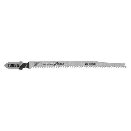 Bosch Jigsaw Blade, T-Shank, 4-1/2 In. L, PK5 T308B