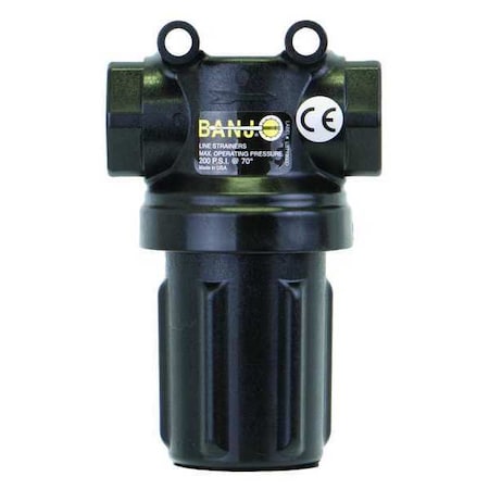 Banjo Mini T-Line Strainer, 3/4", 50 Mesh LSTM075-50