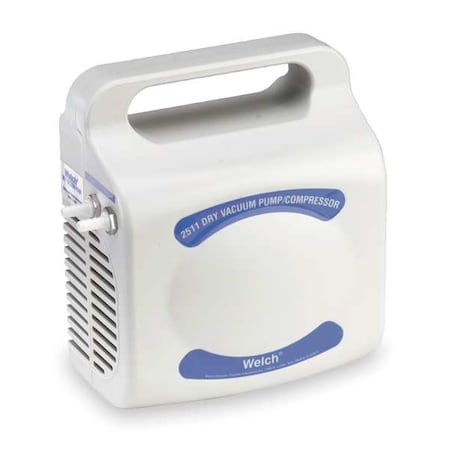 Welch Piston Air Compressor/Vacuum Pump, 1/32HP 2511B-01