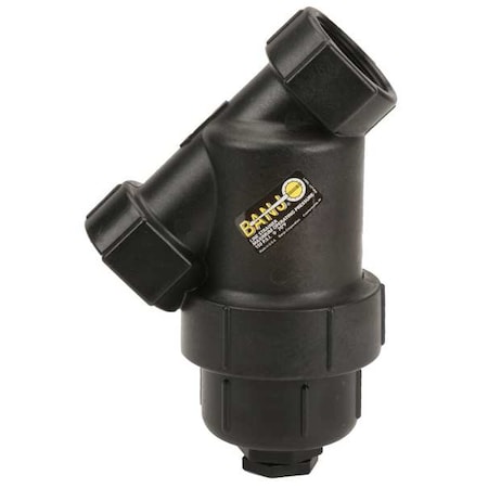 Banjo Y Strainer, Stainless Steel 80 Mesh, 2 in Pipe, FNPT x FNPT, Polypropylene, 141 PSI, 9-5/8 in H LS200-80