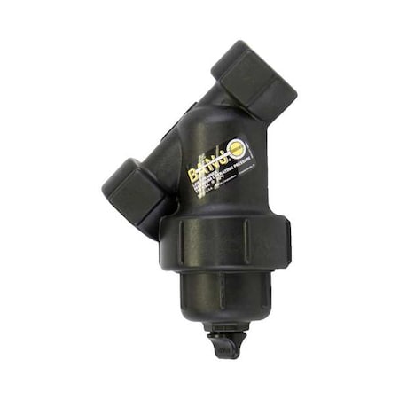 Banjo Y Strainer, 1-1/4" Pipe, FNPT x FNPT, Polypropylene, 150 psi LS125-40