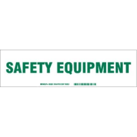 Brady Cabinet Label, 3-1/2 In. H, 12 In. W, 60302 60302