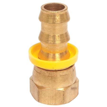 Continental Hose Fitting, 1/2 In. ID, 3/4-16, (F) JIC PB-JCFX-0808