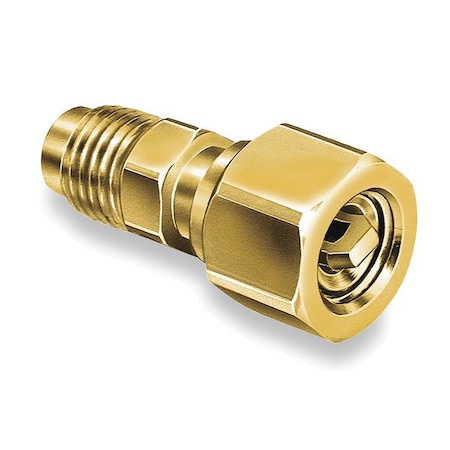Jb Industries 1/4" Access Valve Coupler, Brass A33004