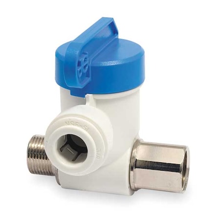 John Guest Adapter, 3/8 In, 1/4 In Tube OD, 150 psi ASVPP1
