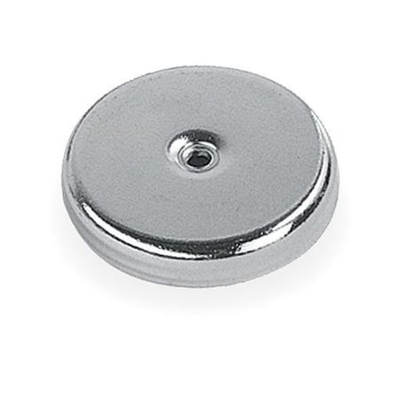 Zoro Select Round Base Magnet, 16 lb. Pull 3DXX8