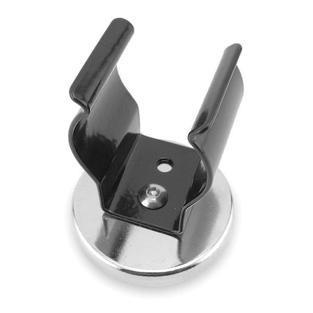 Zoro Select Channel Magnet, Chrome/Blk, 20 Lb, 2.035 In